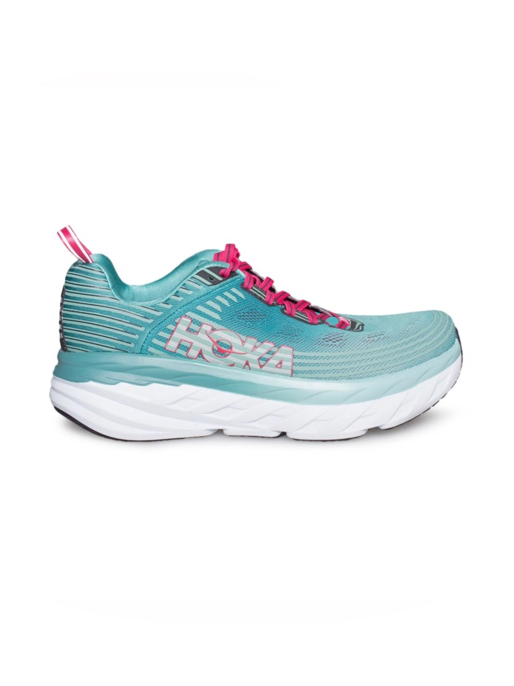 Hoka One One Bondi 6 running shoes in Canton green blue teal slate size 8.5 - Picture 1 of 16